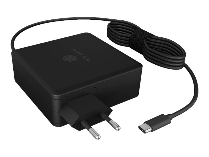 ICY BOX Netzteil fuer Power Delivery 90 Watt IB-PS101-PD fuer alle Icy Box Notebook Dockingsstation mit Power Delivery