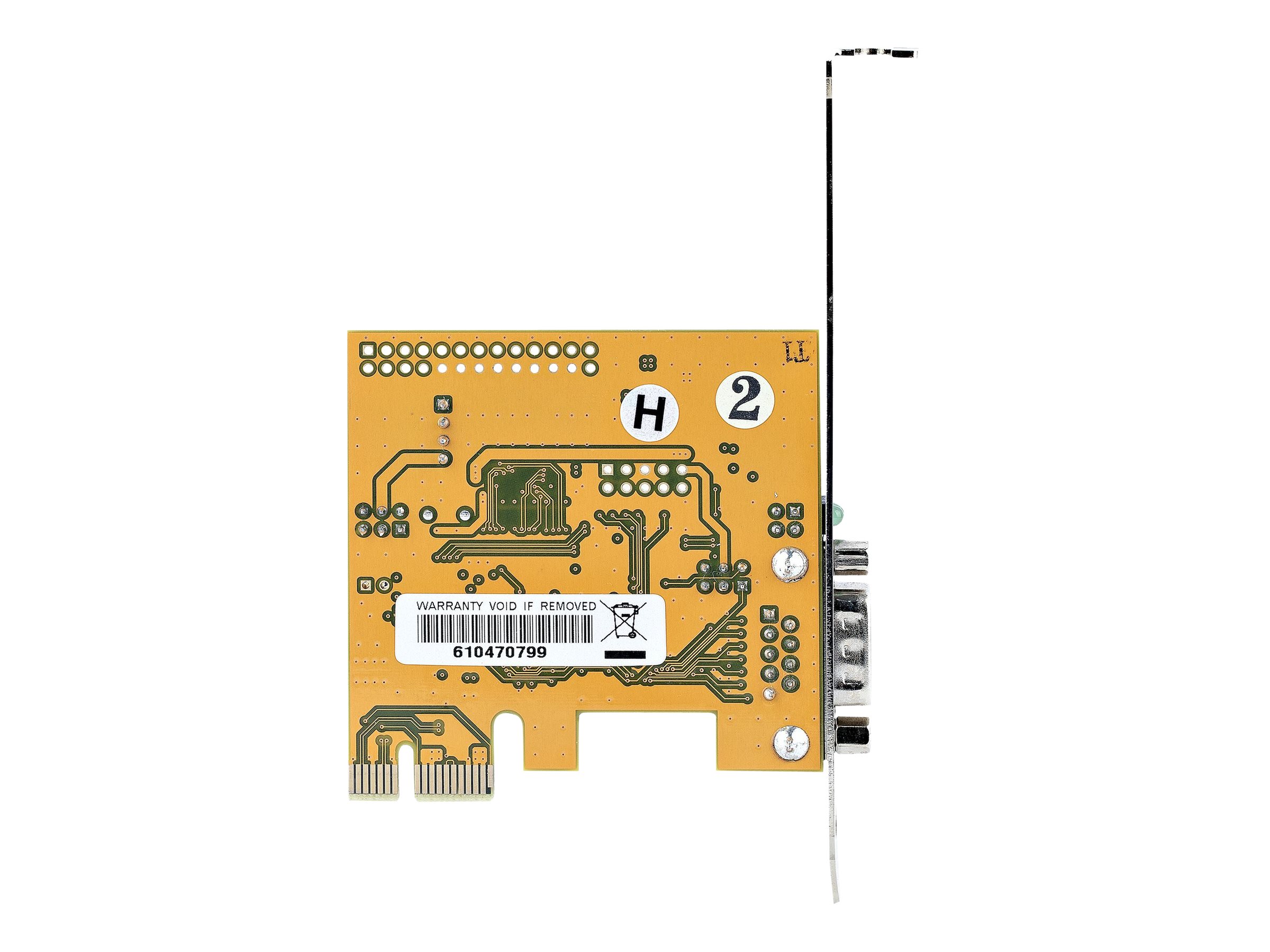 STARTECH.COM PCI Express Serielle Schnittstellenkarte PCIe auf RS232 DB9 Karte Serielle Adapter Karte / Erweiterungskarte