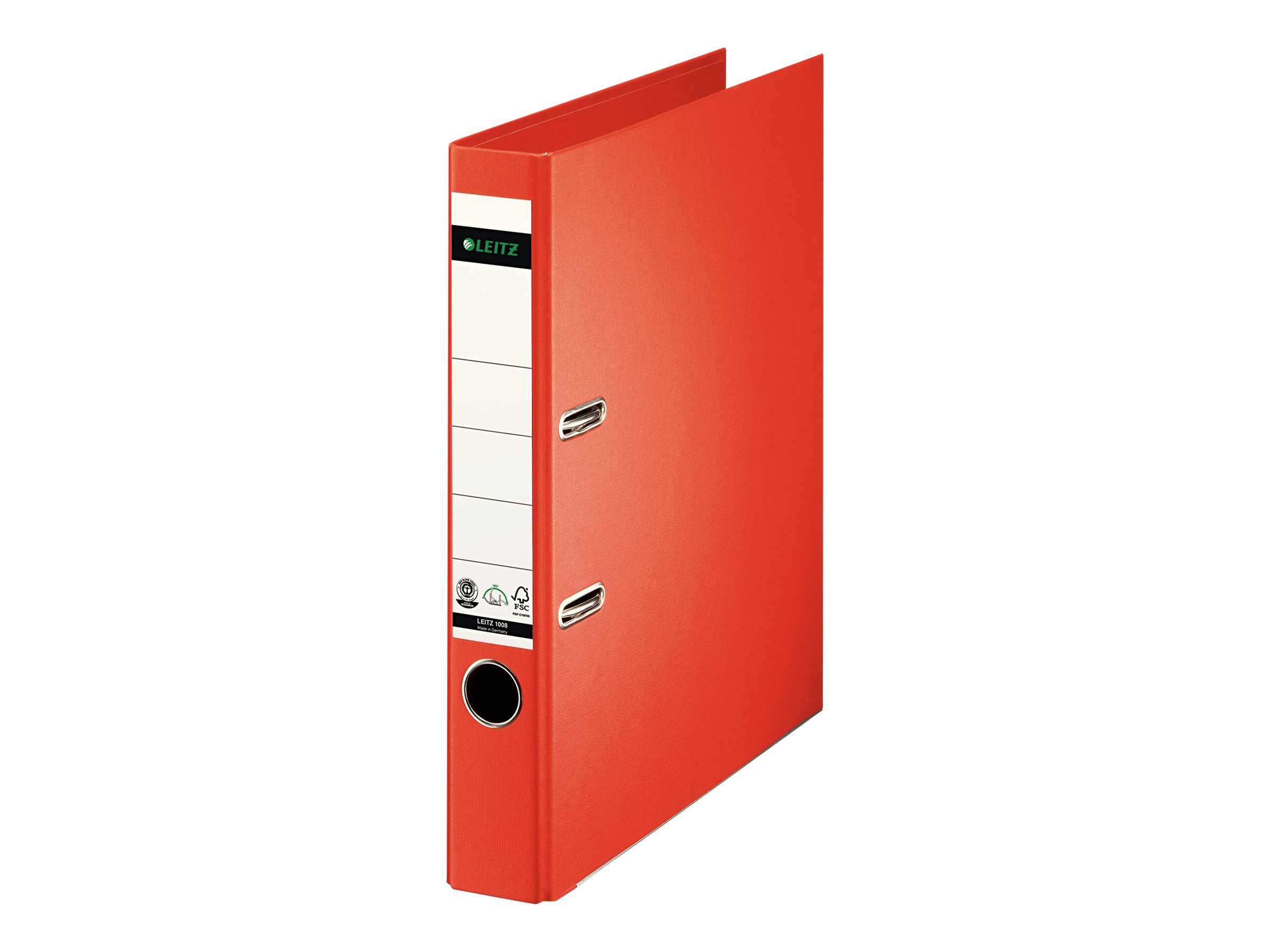 LEITZ 1008 Ordner hellrot Karton 5,2 cm DIN A4 LEITZ 1008 Ordner hellrot Karton 5,2 cm DIN A4