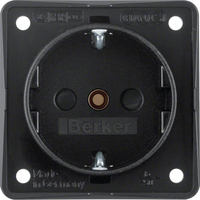 Berker Steckdose SCHUKO 9419505 schwarz matt Berker Steckdose SCHUKO 9419505 schwarz matt
