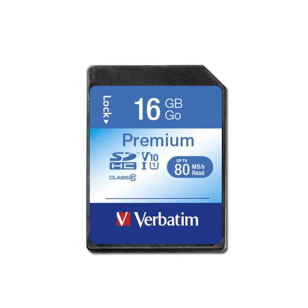 verbatim Speicherkarte SDHCCard Premium, 16 GB, 1 St