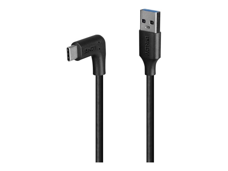 LINDY 1m USB 3.2 Typ A an C Kabel 90 gewinkelt LINDY 1m USB 3.2 Typ A an C Kabel 90 gewinkelt