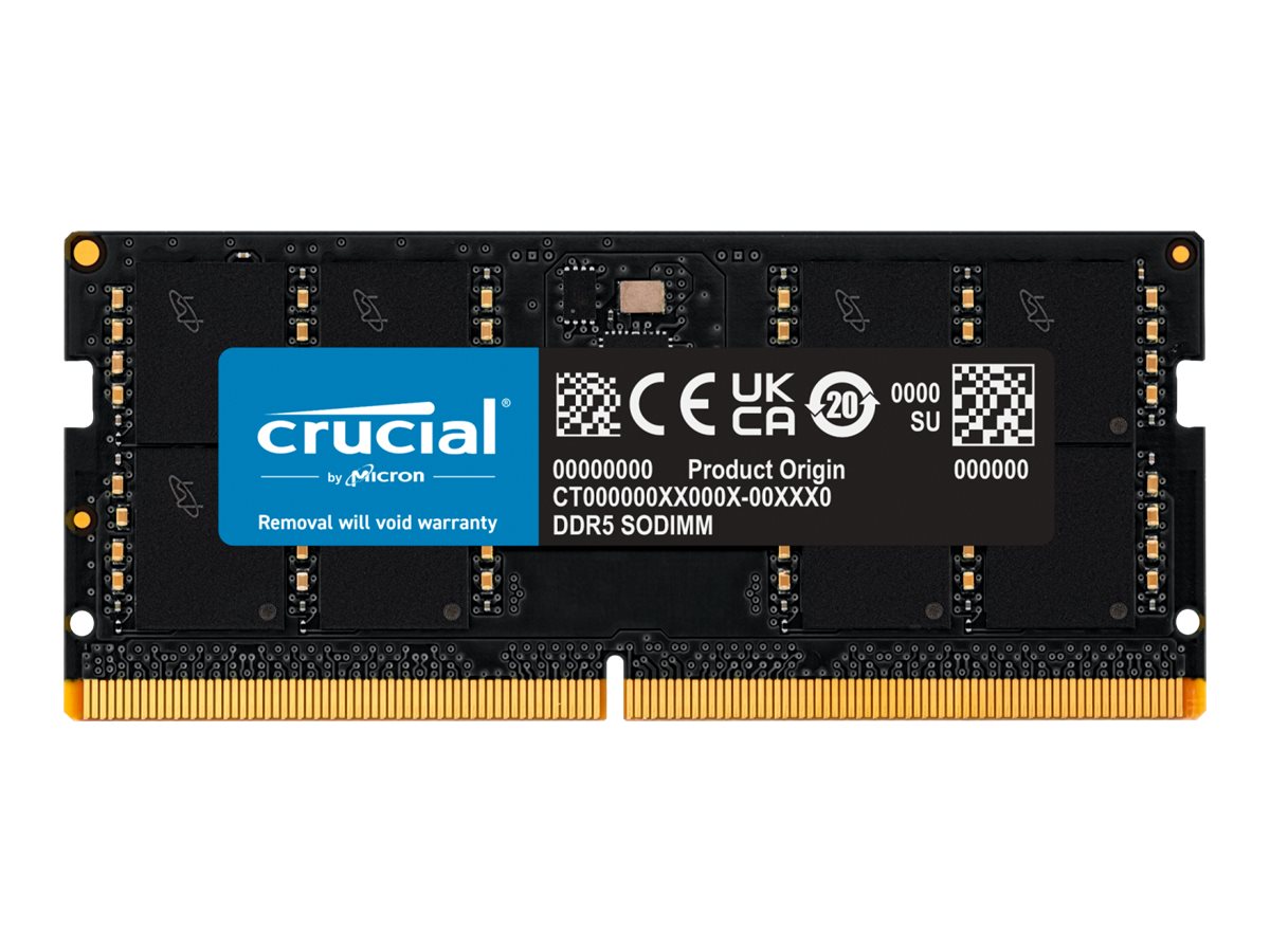 Crucial DDR5 32GB 4800 SODIMM CT32G48C40S5