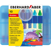 EBERHARD FABER Wachsmalstifte farbsortiert, 10 St