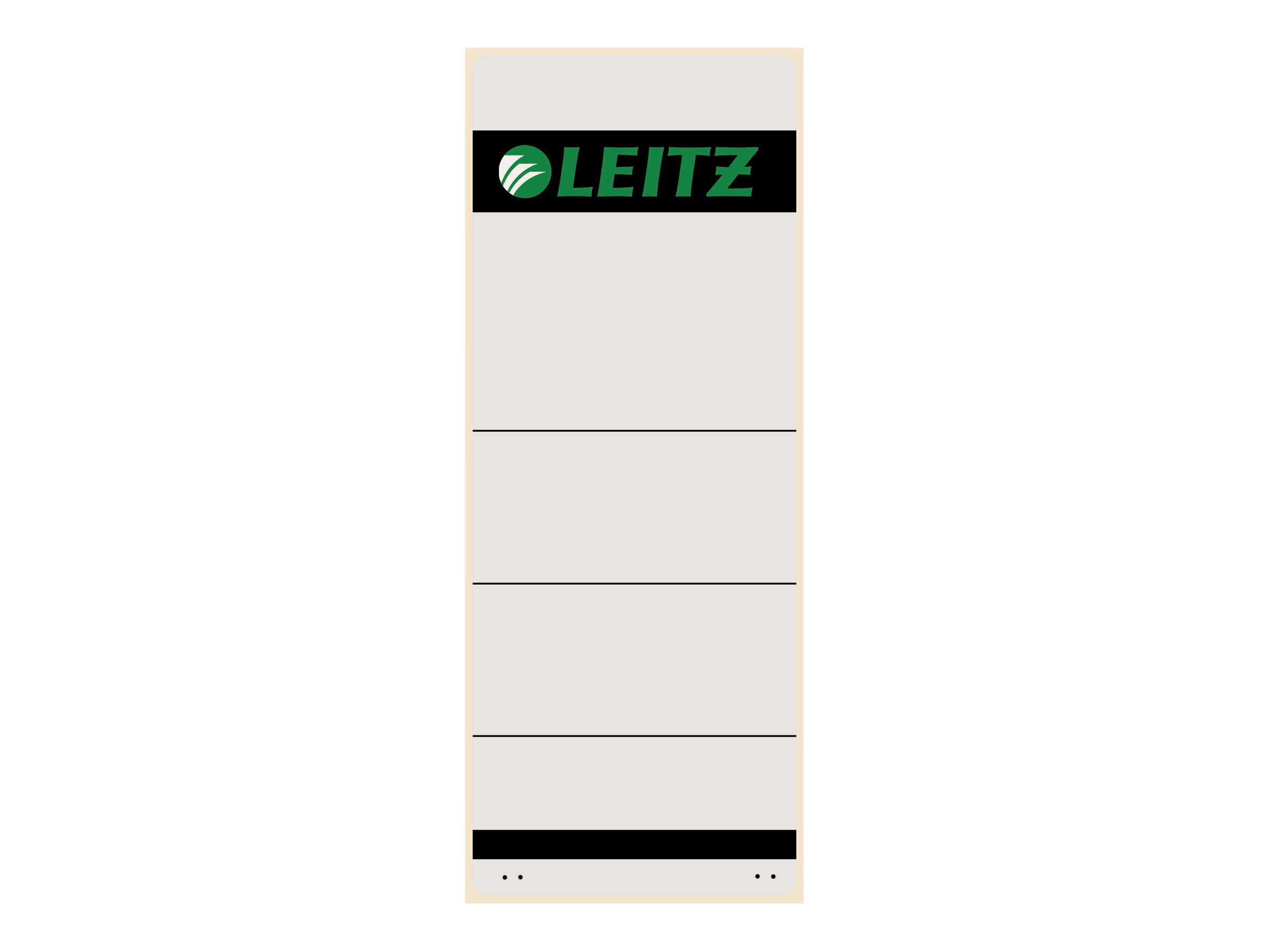 10 LEITZ Ordneretiketten 1647-00-85 grau 10 LEITZ Ordneretiketten 1647-00-85 grau