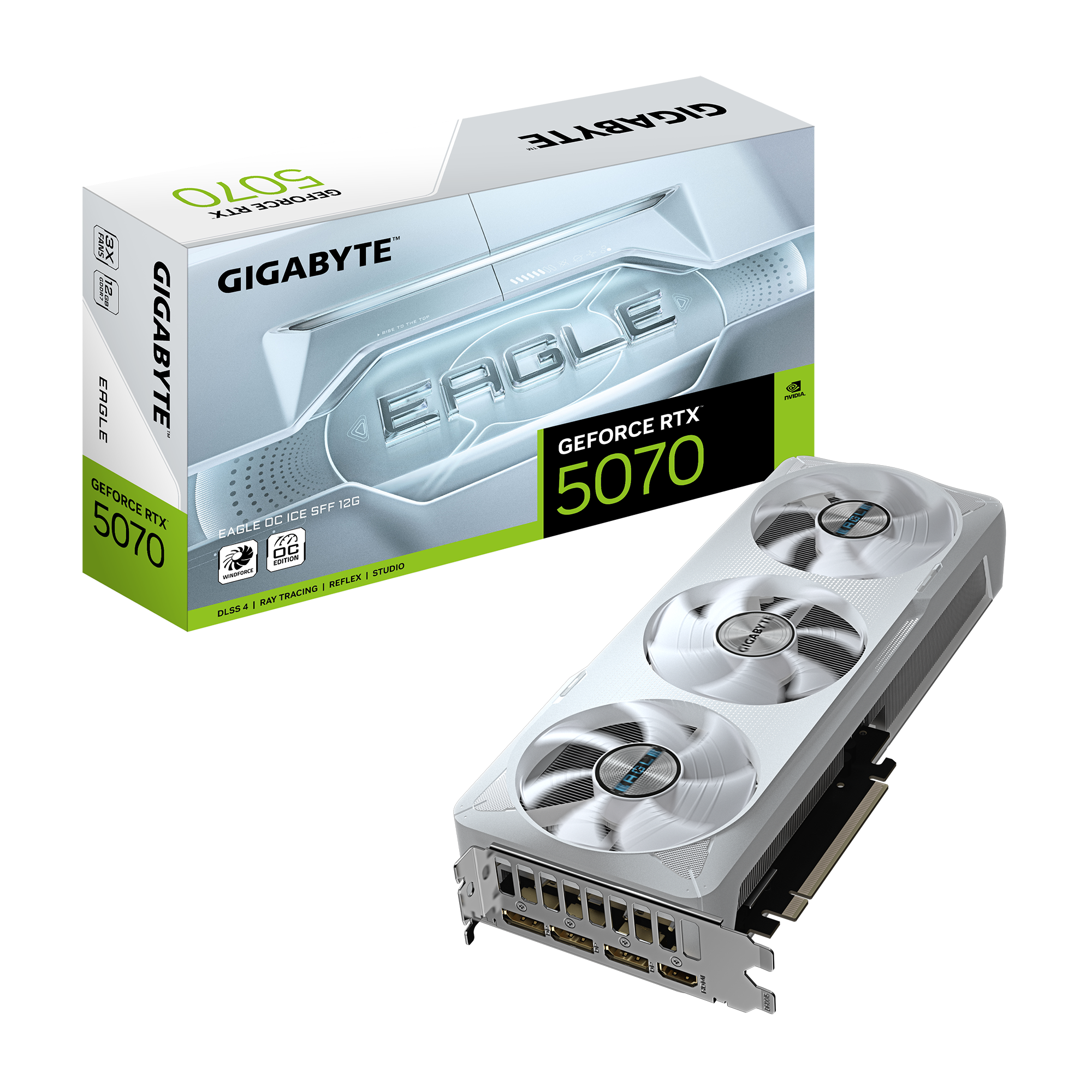 Gigabyte RTX 5070 EAGLE OC ICE 12GB HDMI 3xDP