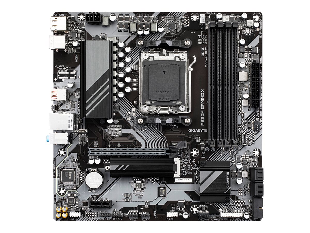 GIGABYTE Mainboard A620M Gaming X - Micro ATX - Sockel AMD AM5 - AMD A620
