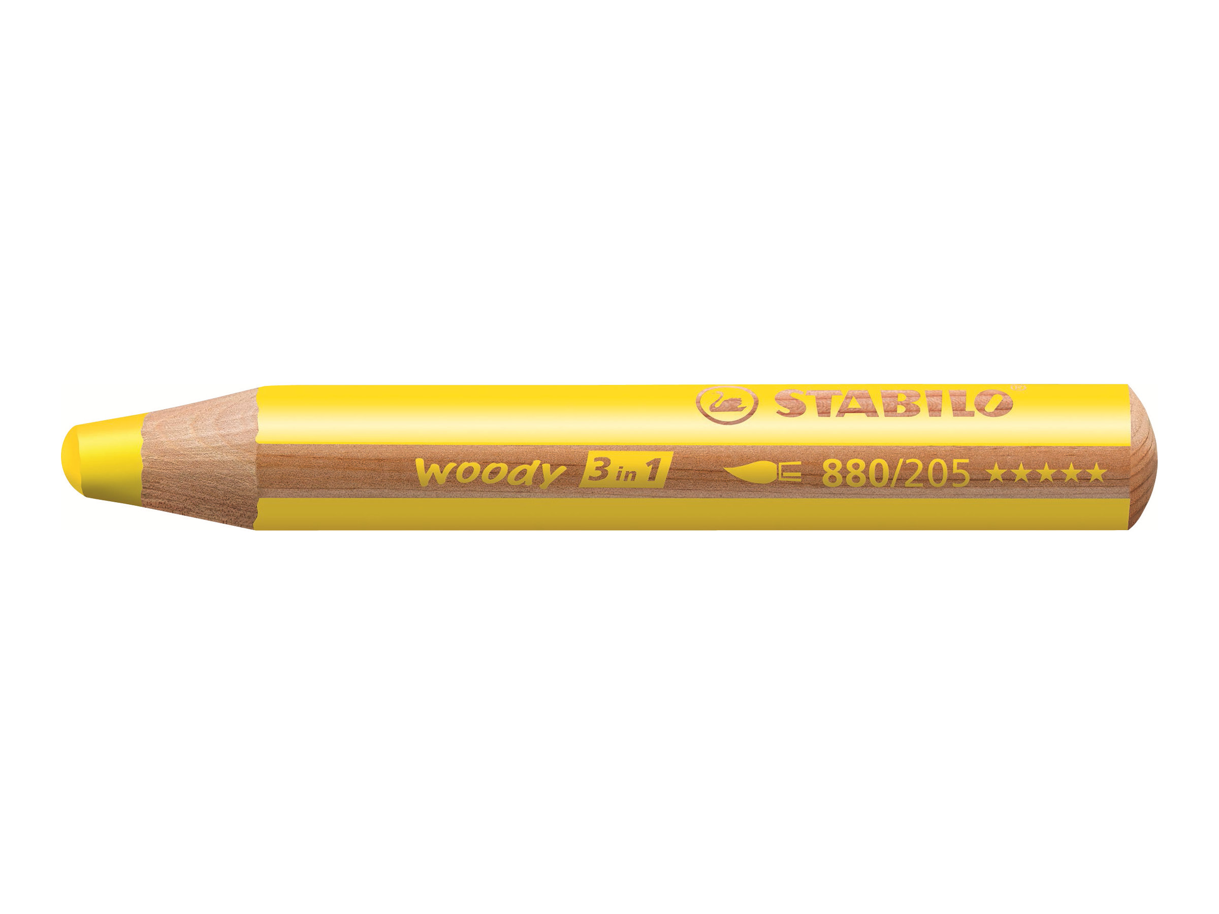 STABILO woody 3 in 1 Malset farbsortiert, 6 St.