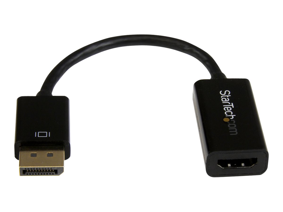STARTECH.COM DisplayPort auf HDMI 4k - 30Hz Adapter - DP 1.2 zu HDMI Video und Audio aktiv Konverter