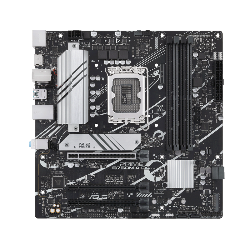 ASUS PRIME B760MA D4CSM LGA1700 4xDDR4 microATX 4xSATA MB DP 14 2xHDMI 21