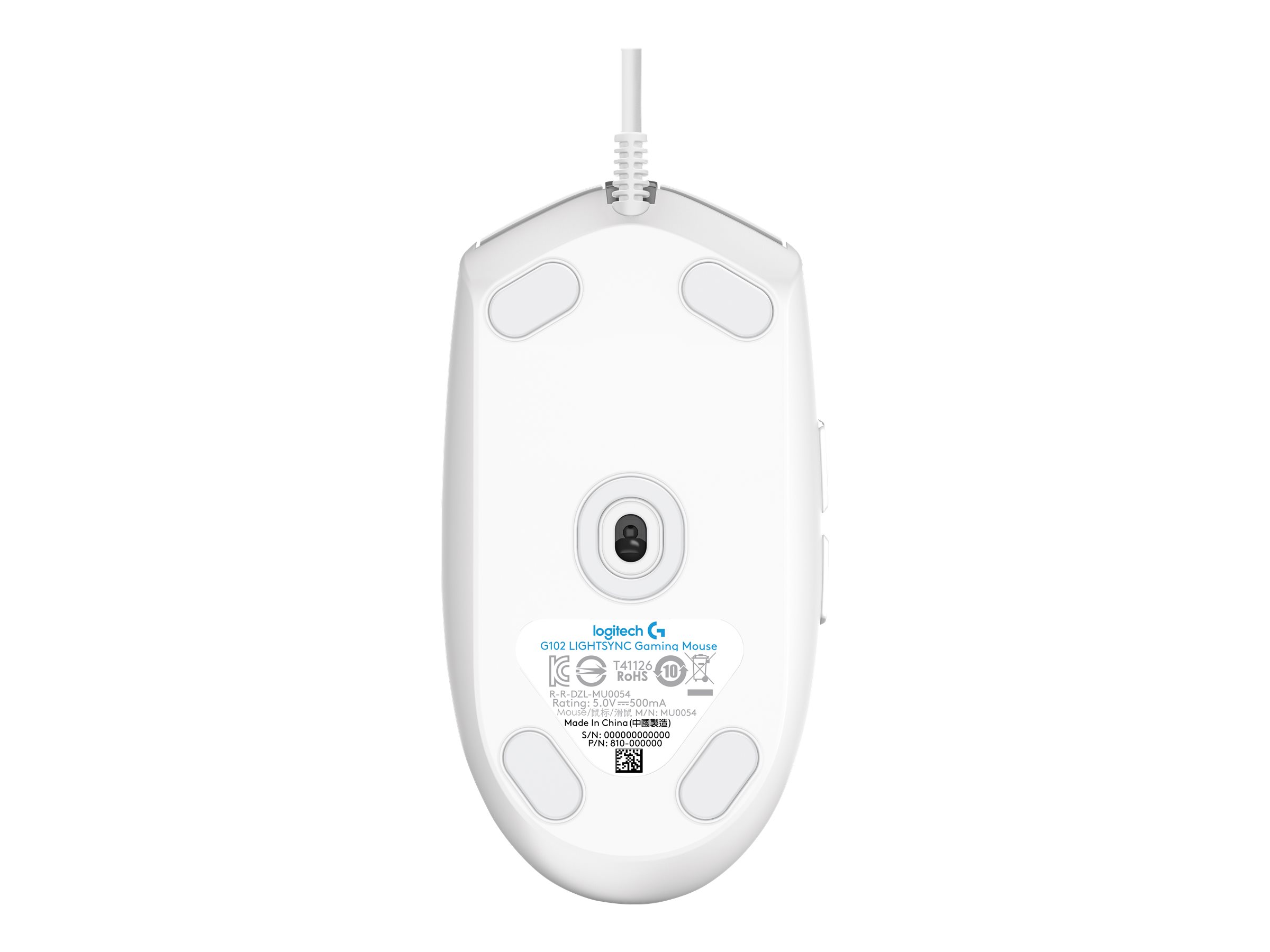LOGITECH G102 LIGHTSYNC - WHITE - EER LOGITECH G102 LIGHTSYNC - WHITE - EER