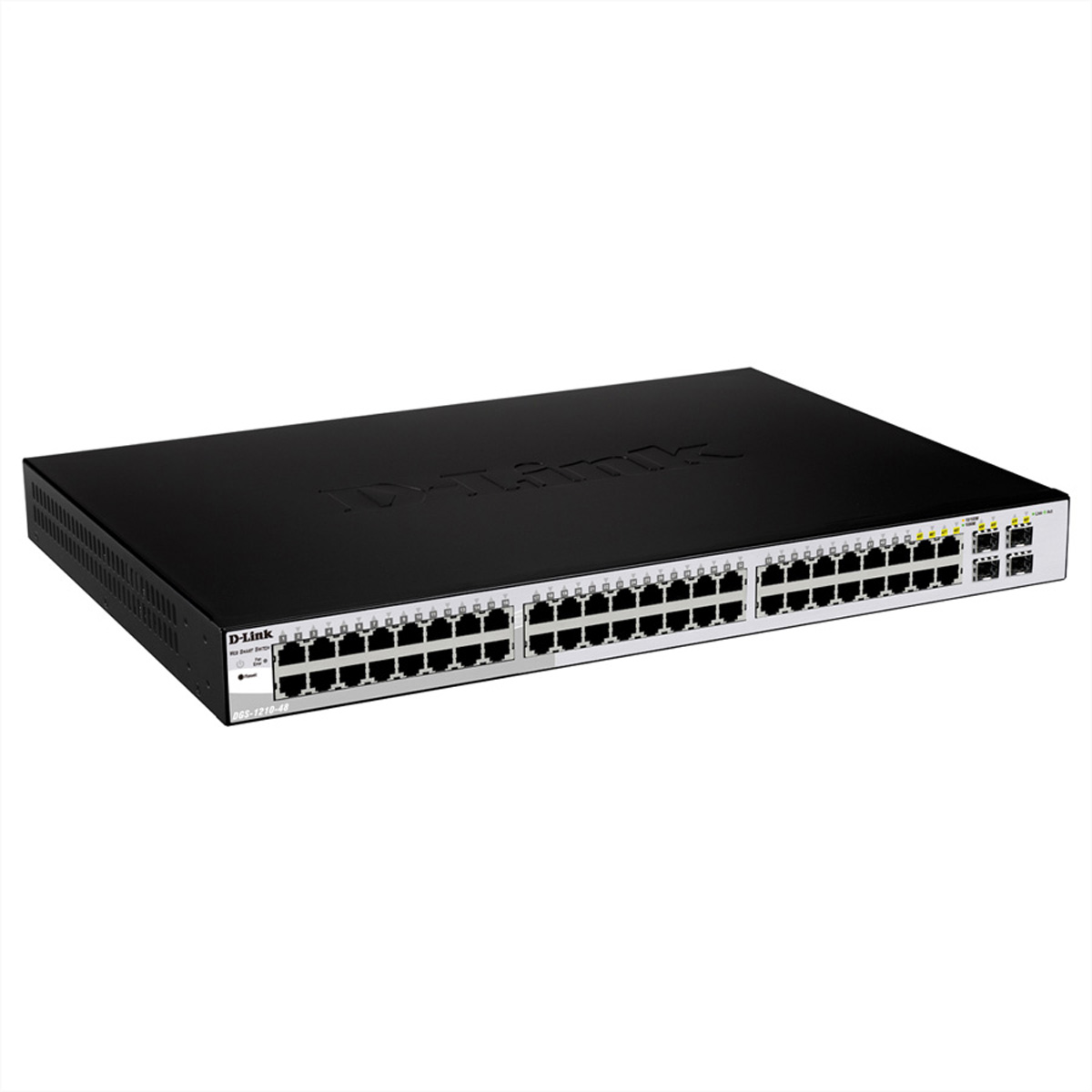 D-LINK DGS-1210-48/E 48-Port Gigabit Smart Managed Switch 48x 10/100/1000BASE-T Port 4x Combo 10/100/1000BASE-T/SFP Port