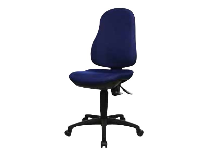 Bürostuhl Point 60, 8160G26 Stoff blau, Gestell schwarz