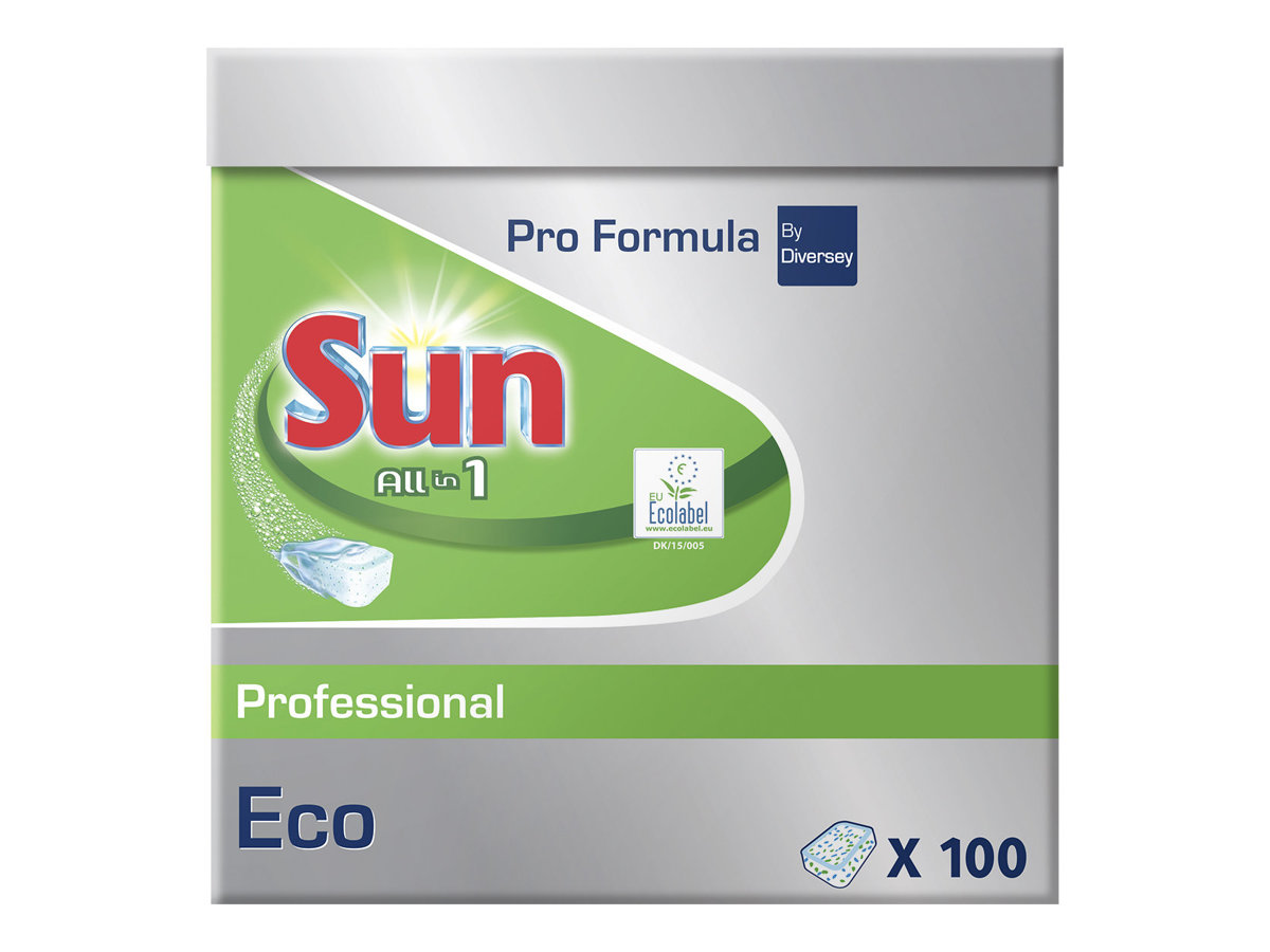 Sun PROFESSIONAL All in 1 Eco Spuelmaschinentabs 100 St. Sun PROFESSIONAL All in 1 Eco Spuelmaschinentabs 100 St.