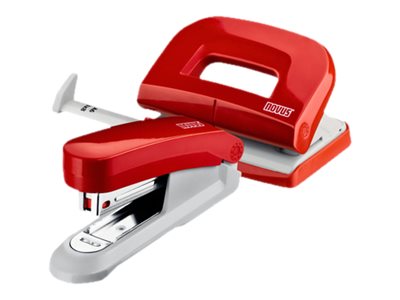 novus Locher und Heftgeraete Set E210/E15 rot novus Locher und Heftgeraete Set E210/E15 rot