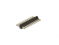 Delock Stiftleiste 10 Pin, Rastermass 1,27 mm, 1-reihig, gerade, 5 Stueck Delock Stiftleiste 10 Pin, Rastermass 1,27 mm, 1-reihig, gerade, 5 Stueck