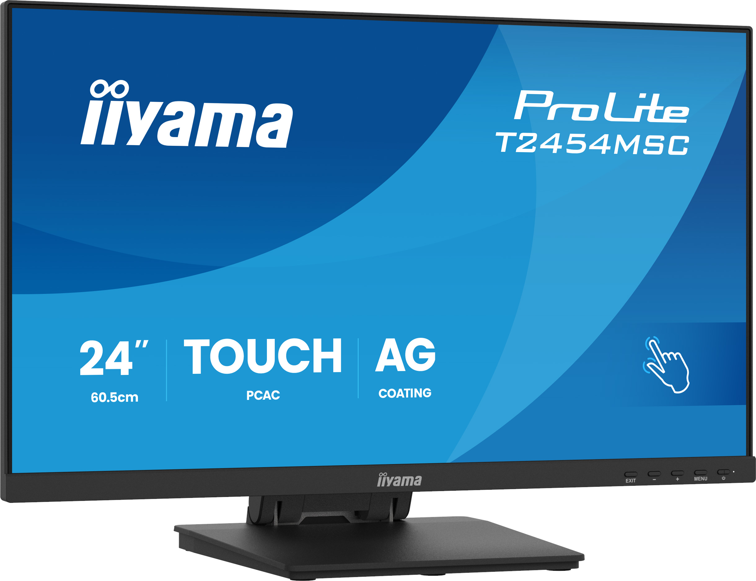 Iiyama T2454MSC-B3AG 23,8 Zoll M‑Touch HDMI DP USB