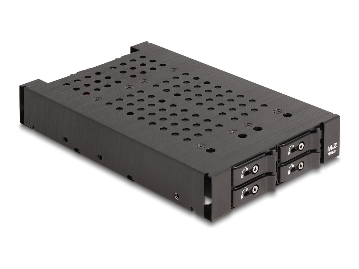 35 Wechselrahmen fuer 4 x M2 NVMe SSD mit Slim SAS SFF8654 Anschluss