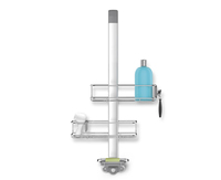 Simplehuman BT1101 Tuer-Duschcaddy Edelstahl matt und eloxiertes Aluminium