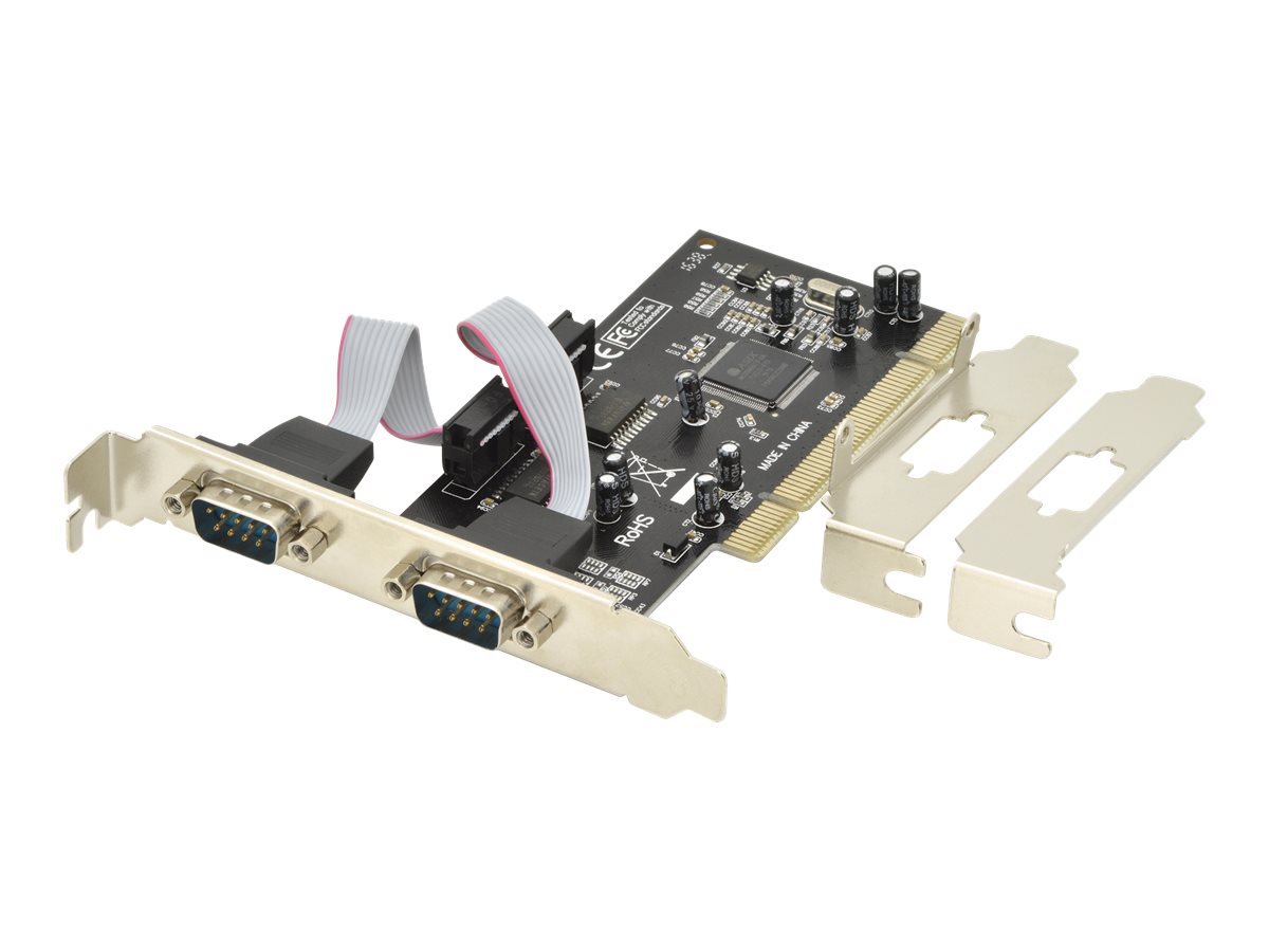 DIGITUS PCI Card 2x D-Sub9 seriell Ports retail