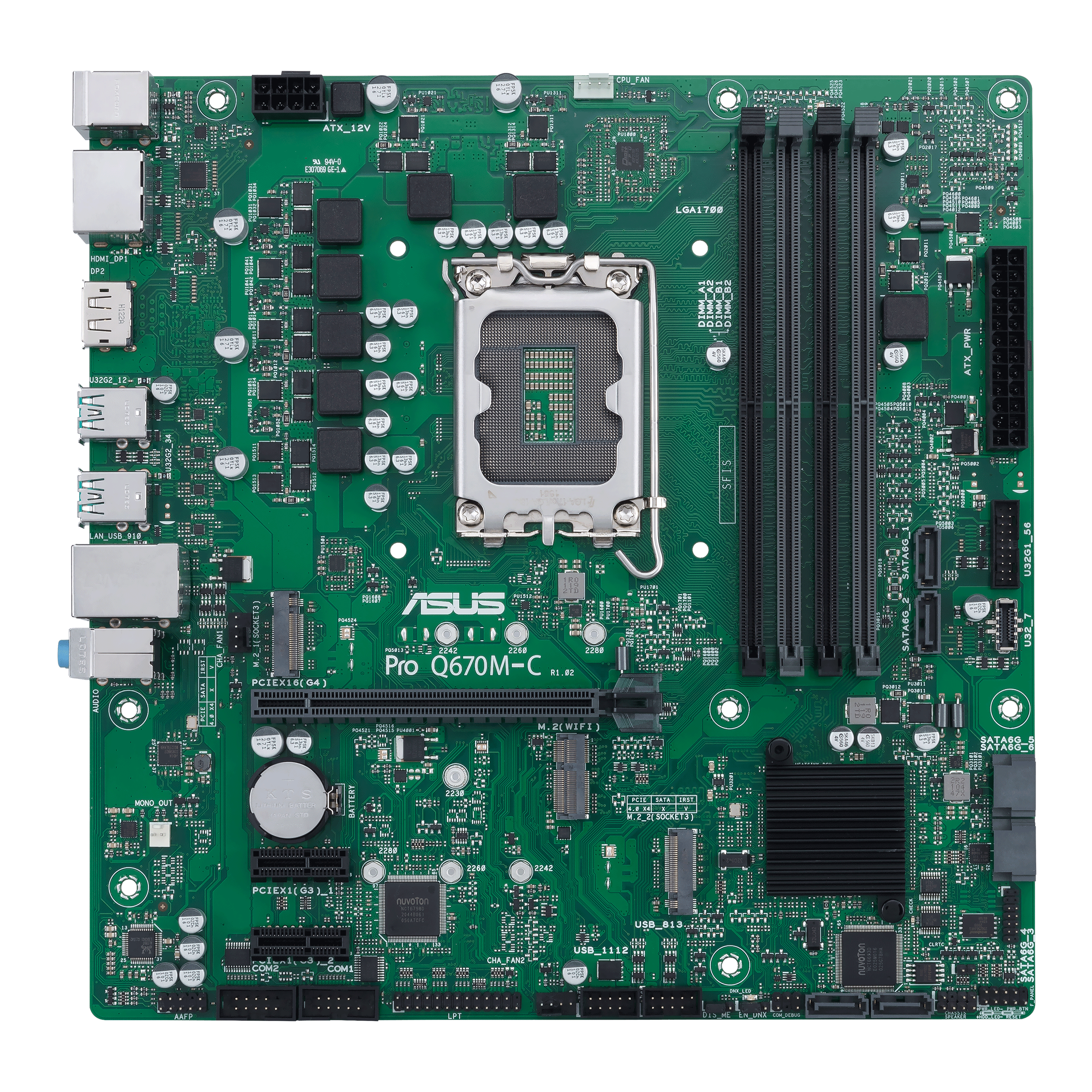 ASUS Pro Q670M-C-CSM micro ATX LGA1700 Q670