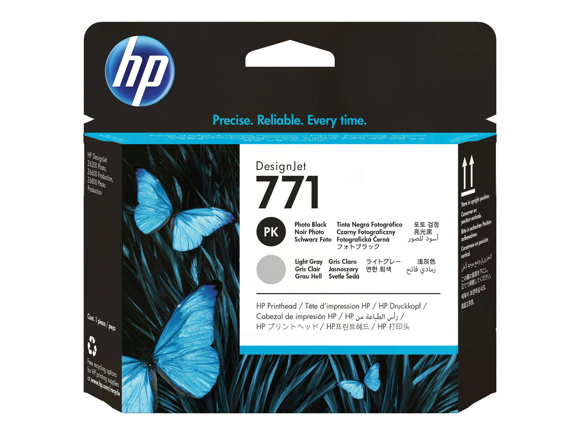 HP 771 Original Druckkopf schwarz und hell grau Standardkapazität 1er-Pack HP 771 Original Druckkopf schwarz und hell grau Standardkapazität 1er-Pack