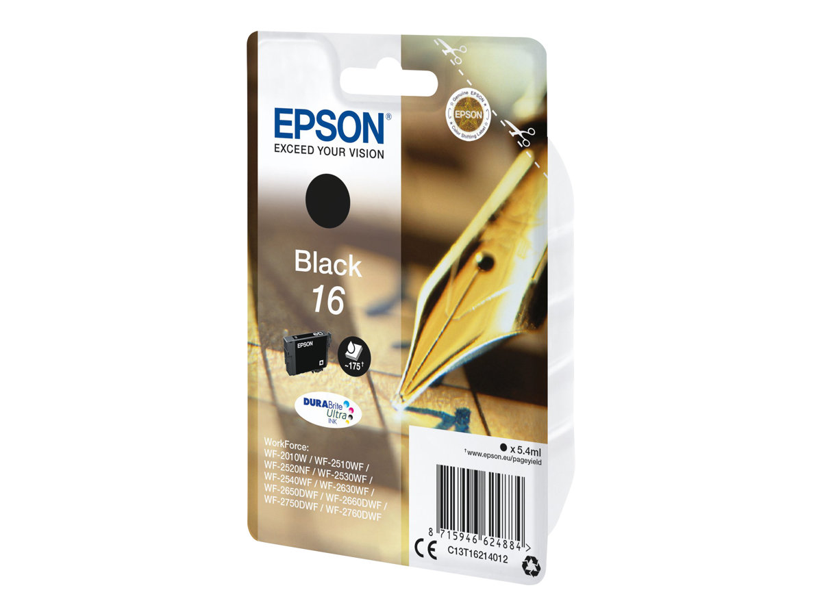 C13T16214012 EPSON WF Tinte black ST 175