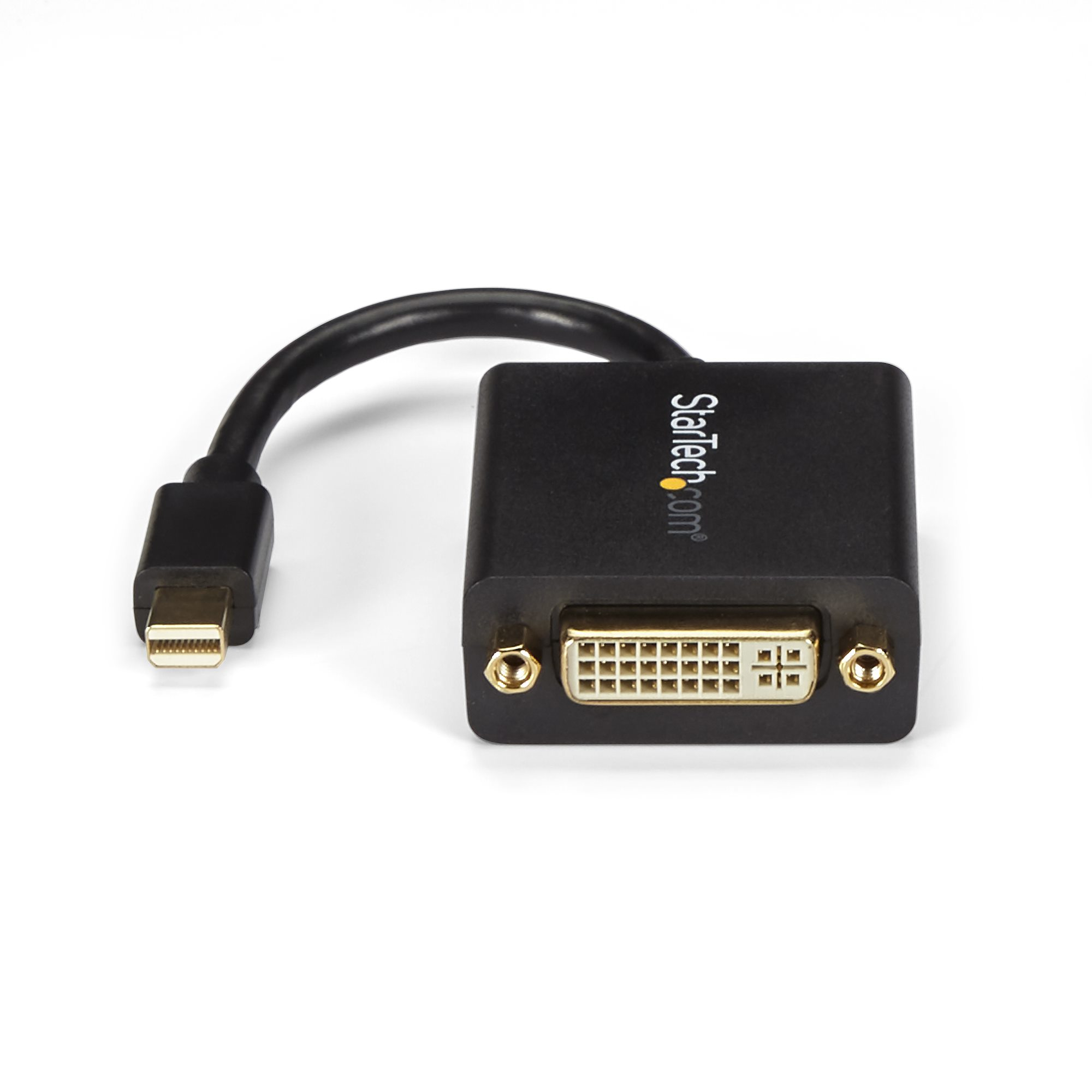 StarTech.com Aktiver Mini DisplayPort auf DVI Adapter - mDP zu DVI-I Konverter (Stecker/Buchse) - 1920x1200 - Weiß - DVI-Adapter - 10.2 cm