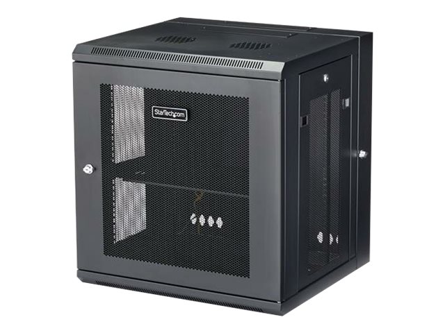 STARTECH.COM 12U 48,26cm 19Zoll Wall Mount Network Cabinet - 40,64cm 16Zoll Deep Hinged Locking IT Network Switch Depth Enclosure
