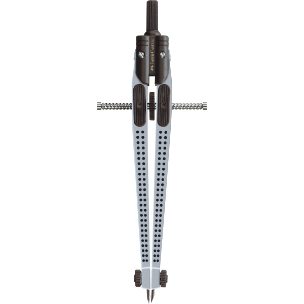 FABERCASTELL Zirkel GRIP 2001 silber, 1 St