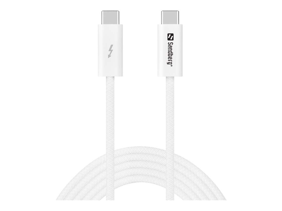 SANDBERG USB-C>C USB4 240W+40Gbps 2M SANDBERG USB-C>C USB4 240W+40Gbps 2M