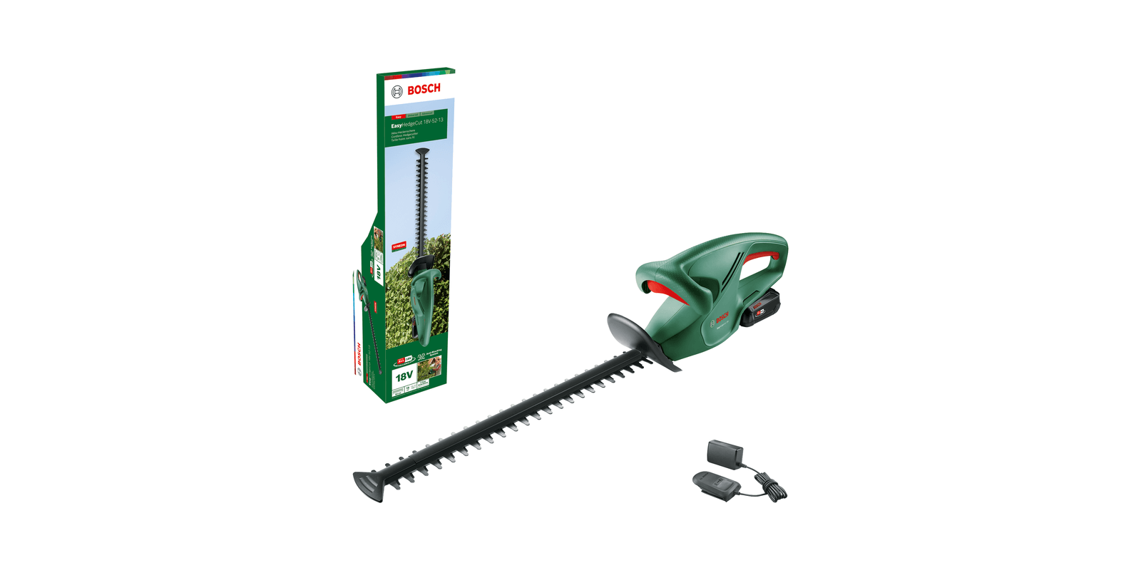 BOSCH Home Garden EasyHedgeCut 18V5213 AkkuHeckenschere 18,0 V, mit 1 Akku