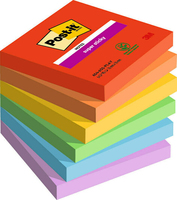 Post-it® Playful Haftnotizen extrastark farbsortiert, 6 Bloecke Post-it® Playful Haftnotizen extrastark farbsortiert, 6 Bloecke