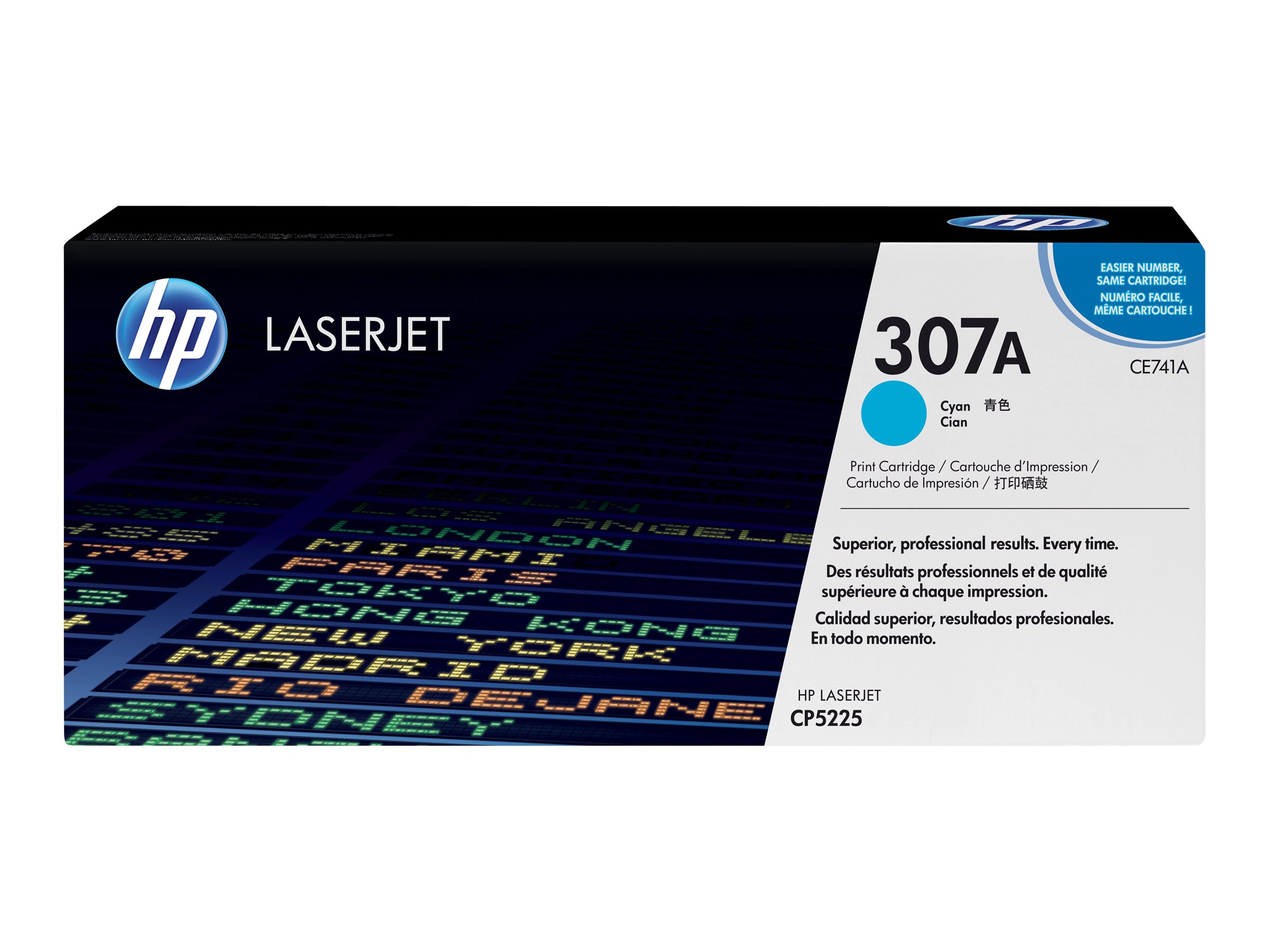 HP 307A (CE741A) cyan Tonerkartusche HP 307A (CE741A) cyan Tonerkartusche