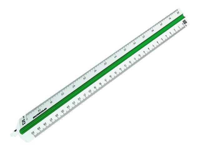 RUMOLD Dreikantmassstab Architekt 4 30,0 cm, weiss RUMOLD Dreikantmassstab Architekt 4 30,0 cm, weiss