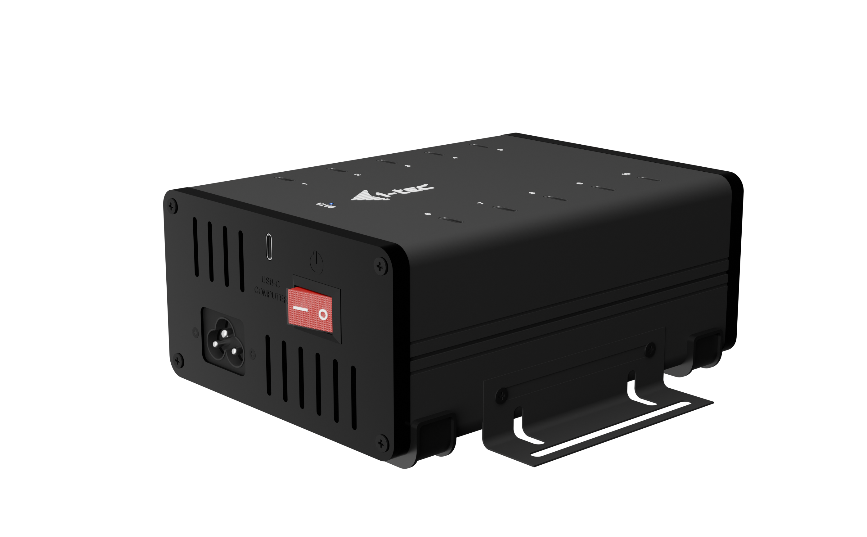 ITEC USBCUSBA Metal ChargingData HUB 15W pro Port 10x USBC integriertes Netzteil 180W
