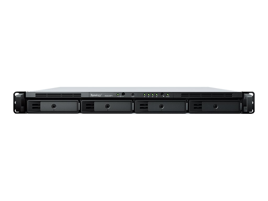SYNOLOGY RS822RP+ 4-Bay NAS-Rackmount AMD Ryzen V1500B 4-core 2.2GHz 2GB DDR4 ECC SODIMM 2xUSB 3.2 RJ-45 4x1GbE SYNOLOGY RS822RP+ 4-Bay NAS-Rackmount AMD Ryzen V1500B 4-core 2.2GHz 2GB DDR4 ECC SODIMM 2xUSB 3.2 RJ-45 4x1GbE