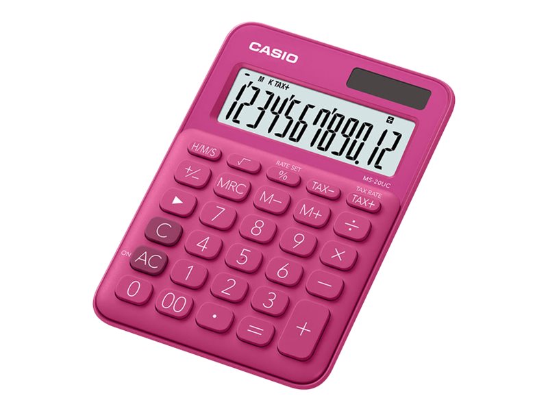 CASIO MS-20UC Tischrechner pink CASIO MS-20UC Tischrechner pink