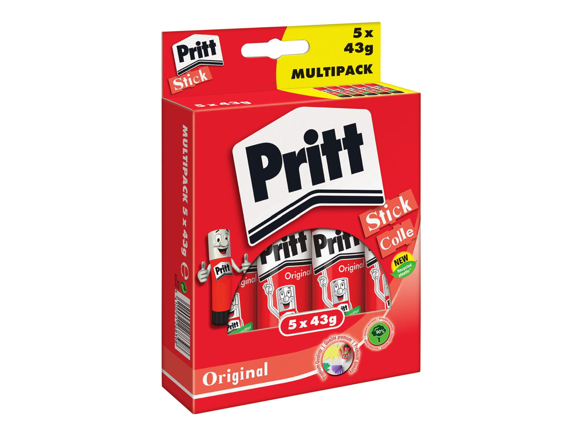 4 + 1 GRATIS: 4 Pritt Klebestifte 43,0 g + GRATIS 1 St.