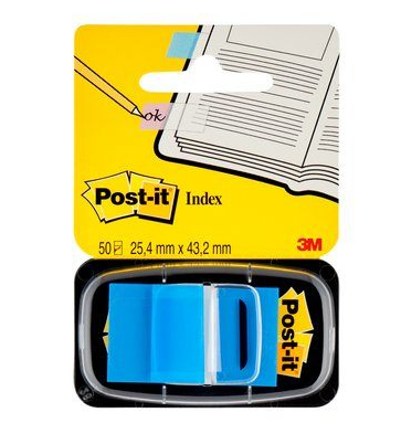 Post-it® Index Haftmarker blau 50 Streifen