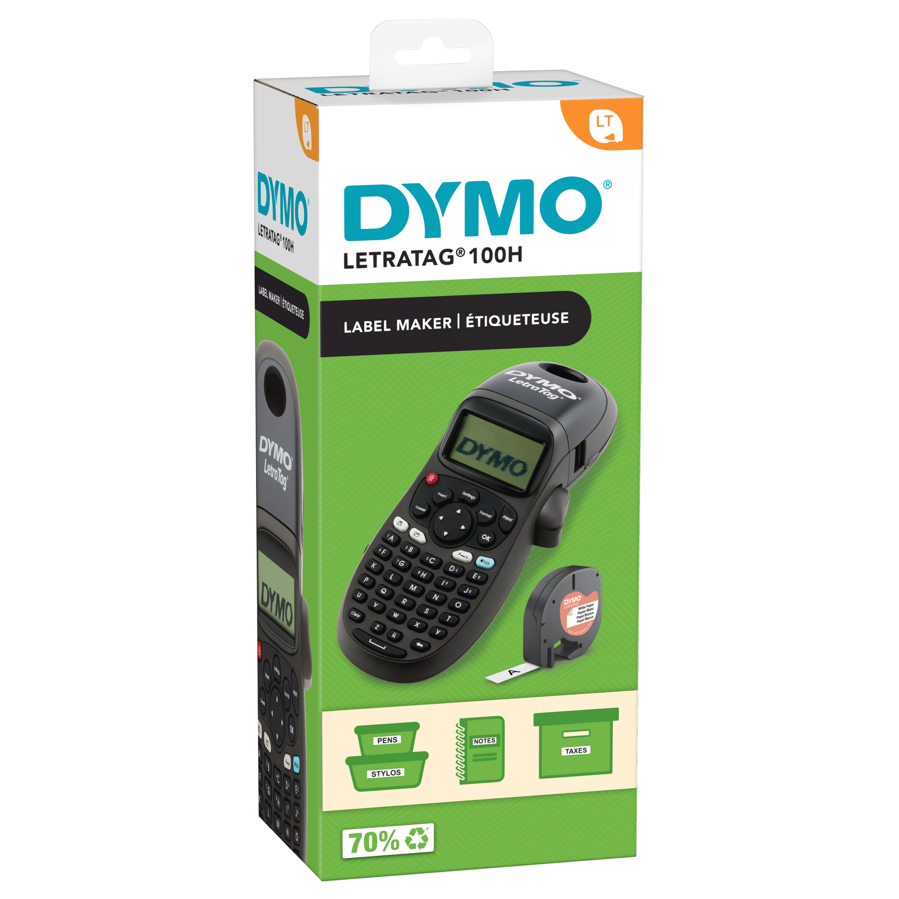 Dymo LetraTag LT-100H Beschriftungsgerät Schwarz