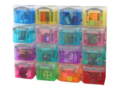 Really Useful Box Kleinteilemagazin 16x 0,14 l transparent, bunt 28,0 x 8,5 x 22,5 cm Really Useful Box Kleinteilemagazin 16x 0,14 l transparent, bunt 28,0 x 8,5 x 22,5 cm