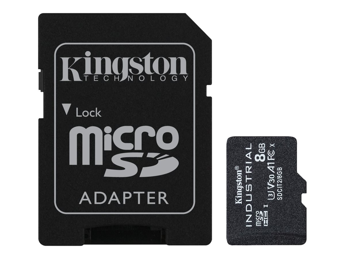 Kingston Industrial microSDHC 8GB mit Adapter