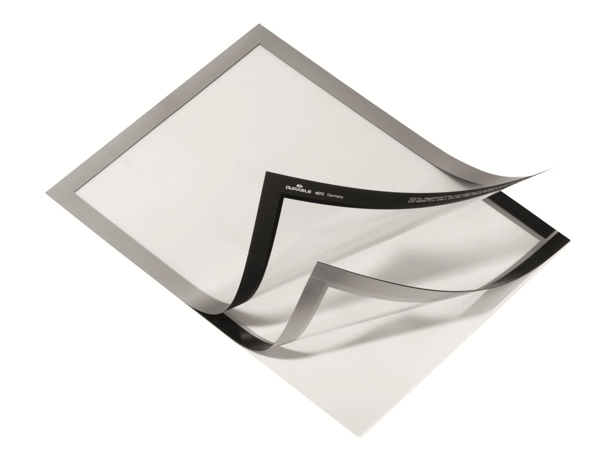 DURABLE Magnetrahmen selbstklebend DURAFRAME silber A4, 10 St