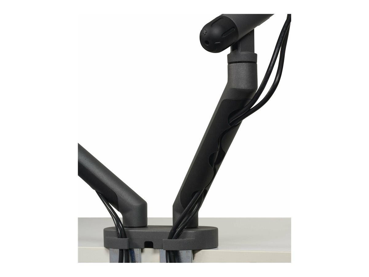 BakkerElkhuizen BE Flexible Dual Monitorarm Dark Grey