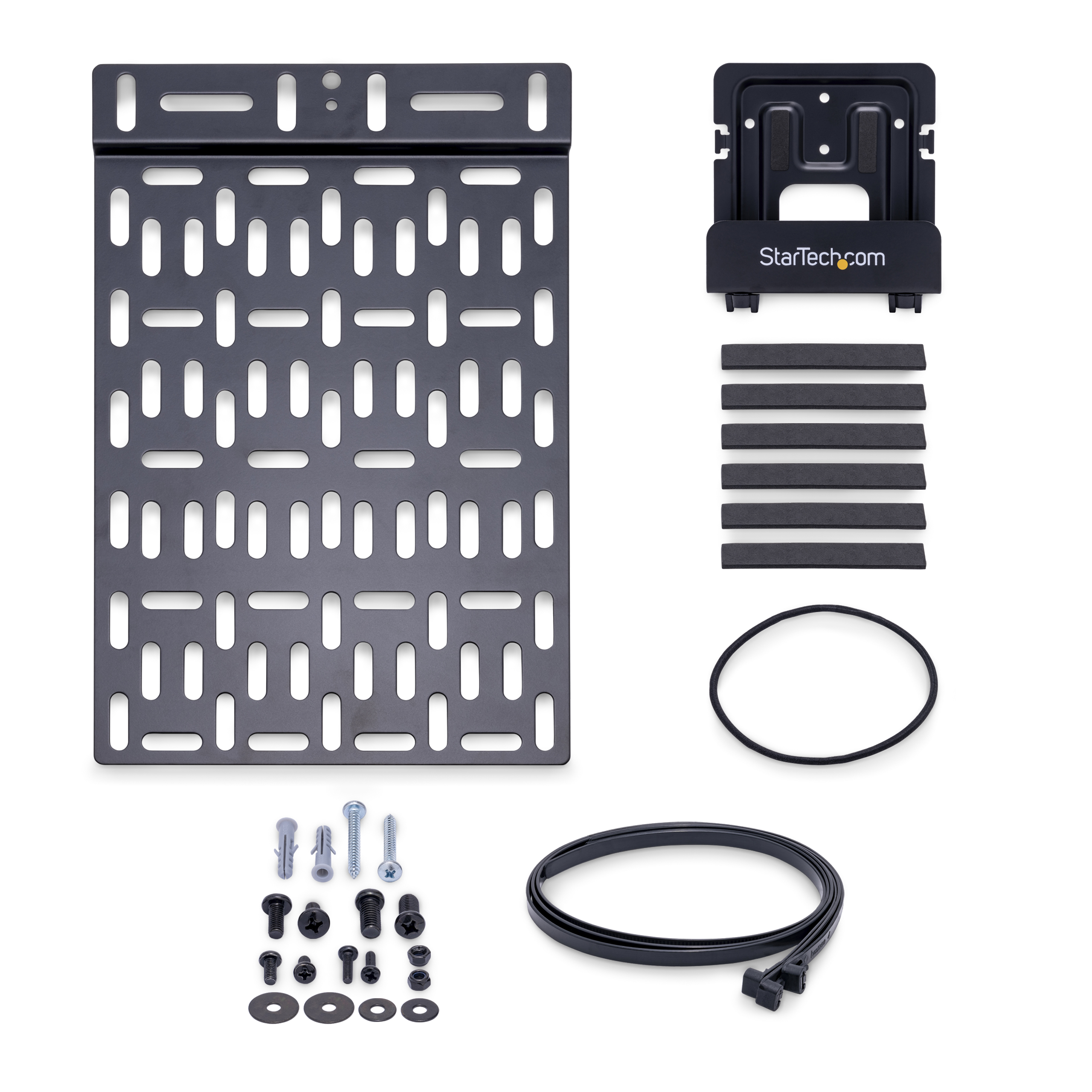 STARTECHCOM TVZubehör Universal Halterung TV oder Wand MediaplayerFritzBoxRouterApple TV Kabelboxhalterung 5 kg