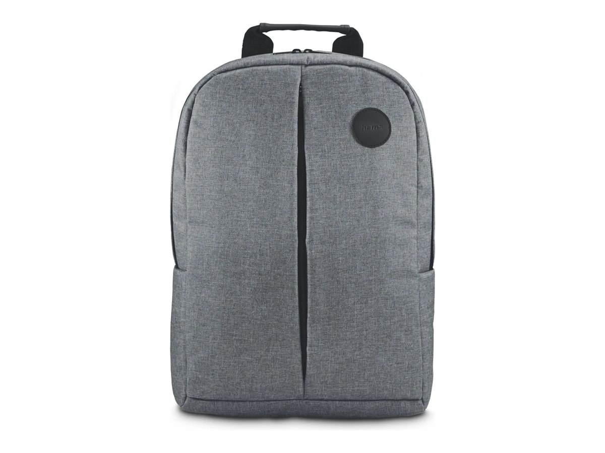hama LaptopRucksack Genua Polyester grau bis 39,6 cm 15,6 Zoll
