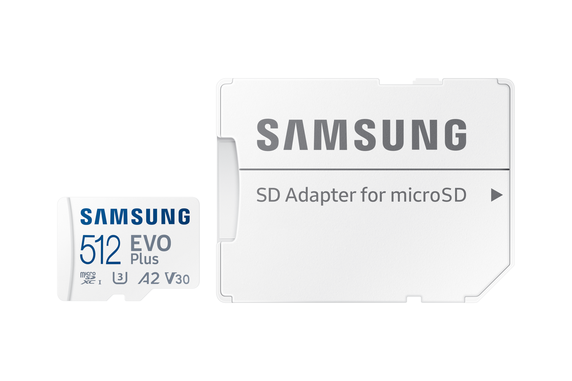 SAMSUNG EVO PLUS microSD 512GB 2024 inkl SD Adapter Speicherkarte UHSI U3 Full HD 4K UHD 160 MBs Lesen