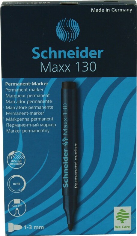 Schneider Maxx 130 Permanentmarker schwarz 1,0 3,0 mm, 10 St