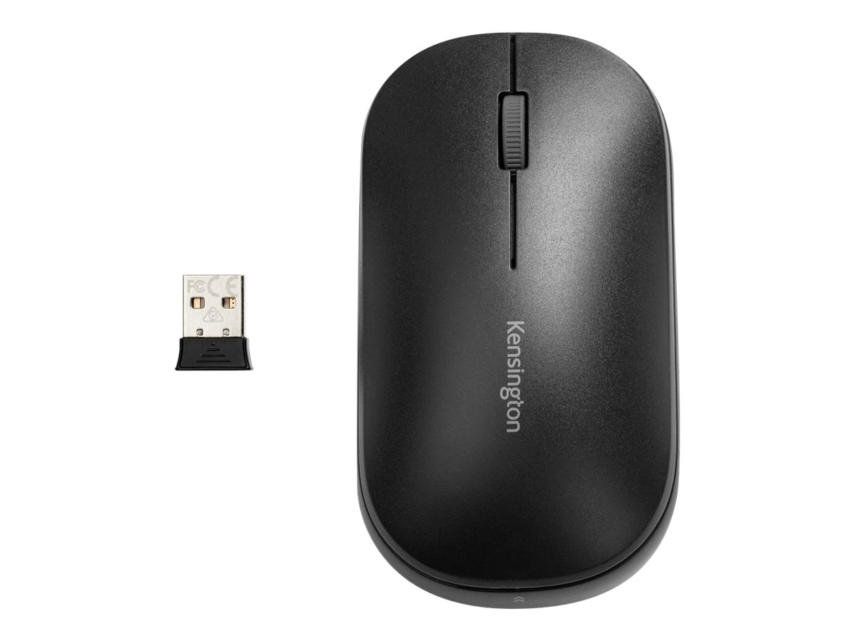 KENSINGTON SureTrack Wireless-Maus mit Bluetooth- und Nano-USB-Empfänger - Schwarz